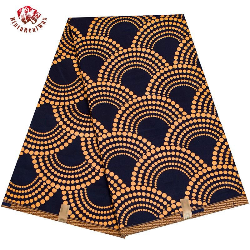 Sewing Batik Fabric - BintaRealWax Châu Phi Vải Quạt Hoa
