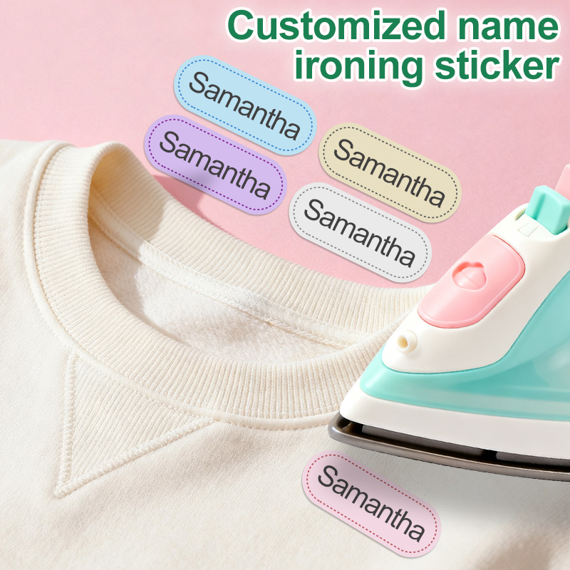 Sewing Label - Labels for Ironing-for Cotton-Personalized for School,Sport,Club,Retirement