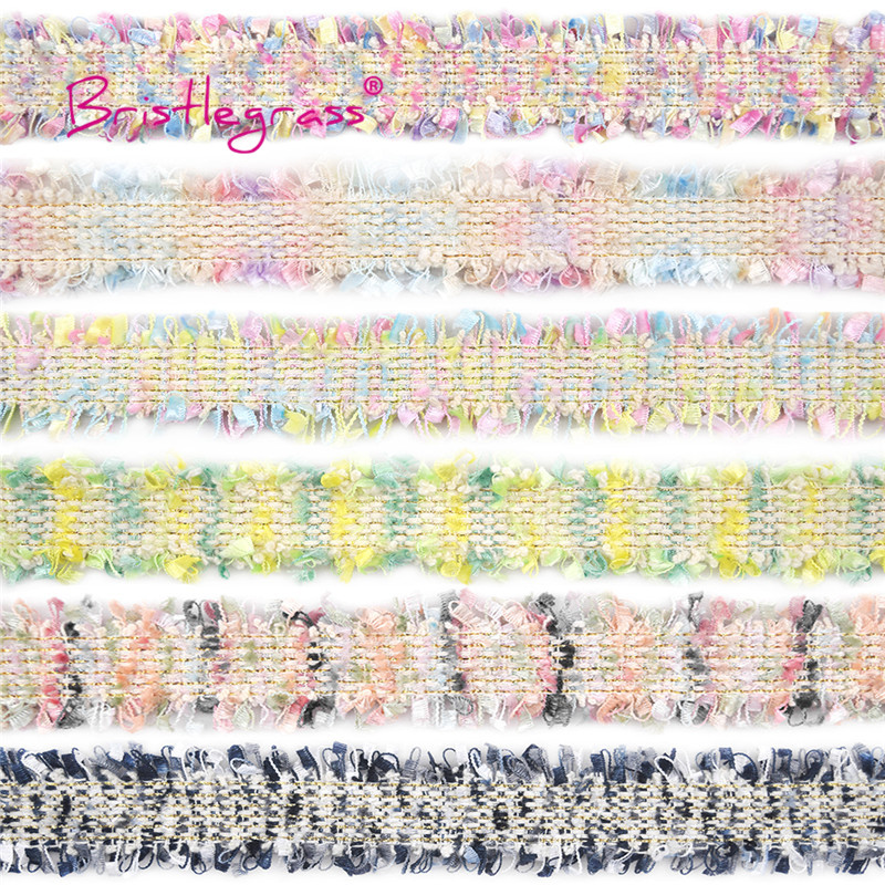 Sewing Nylon - BRISTLEGRASS 1 Thước 30Mm Rainbow Tweed