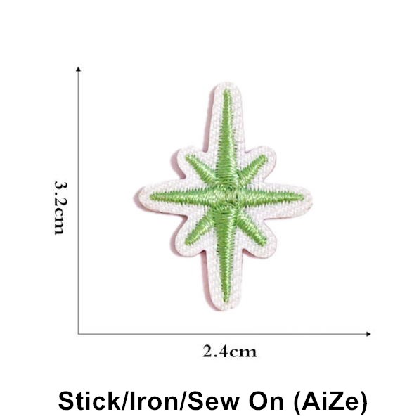 Stick Iron Sew On 10 Pcs Stars - đánh giá và giá Sewing Id