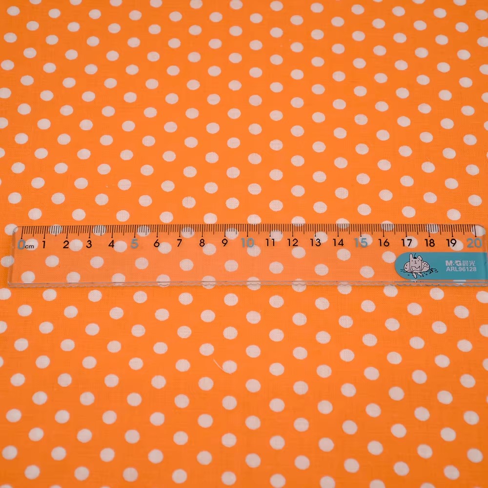 50X150CM White Orange Polka Do - đánh giá và giá Sewing In Textile