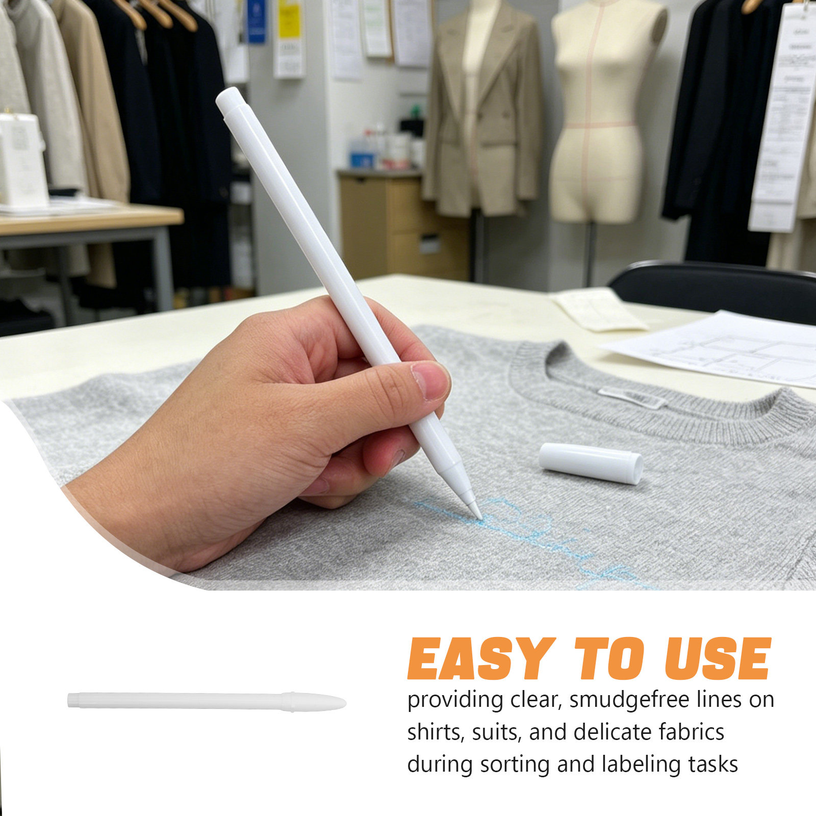 10Pcs Water Erasable Fabric Ma - đánh giá và giá Sewing Label