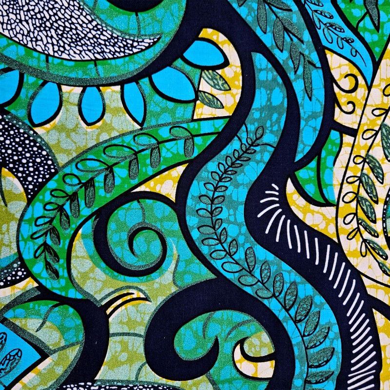 6Yards Long 46'' Wide African  - đánh giá và giá Sewing Batik Fabric