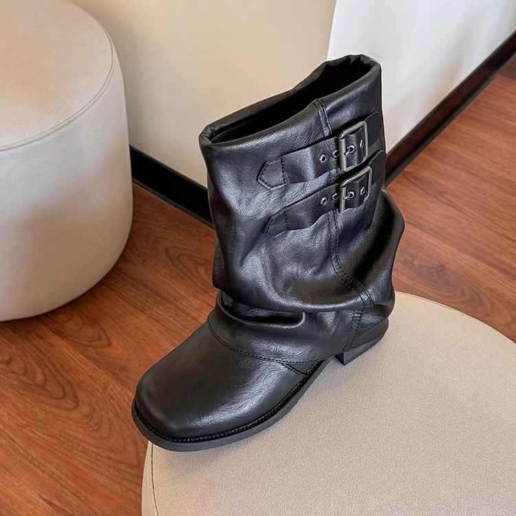 Short boots women's 2025 autum - đánh giá và giá Sewing Nylon