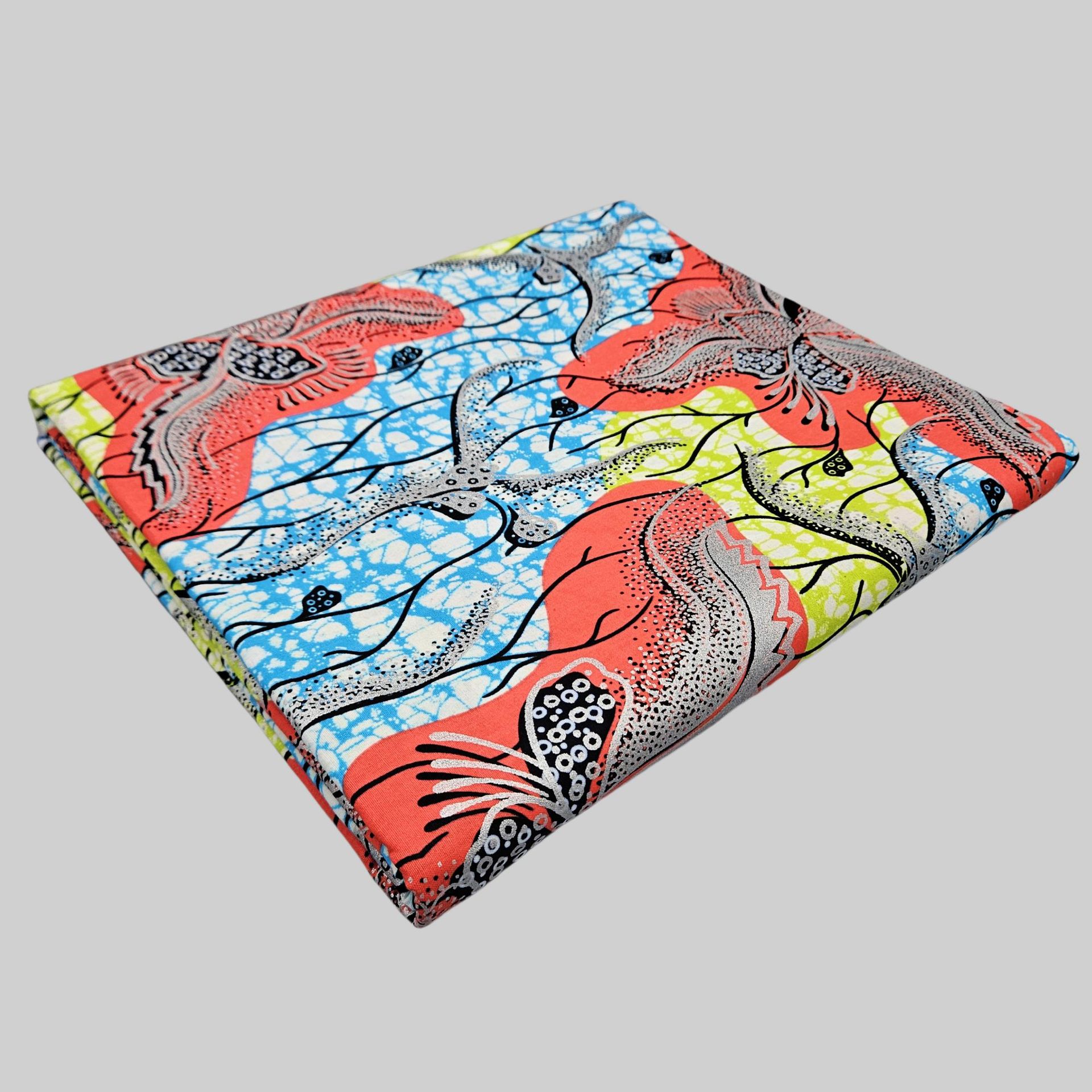 6Yards Long Printed Multicolor - đánh giá và giá Sewing Batik Fabric