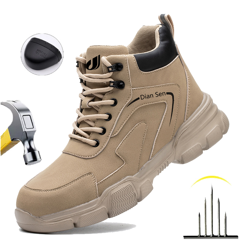 Mens Work Boots Steel Toe Shoe - đánh giá và giá Sewing Nylon