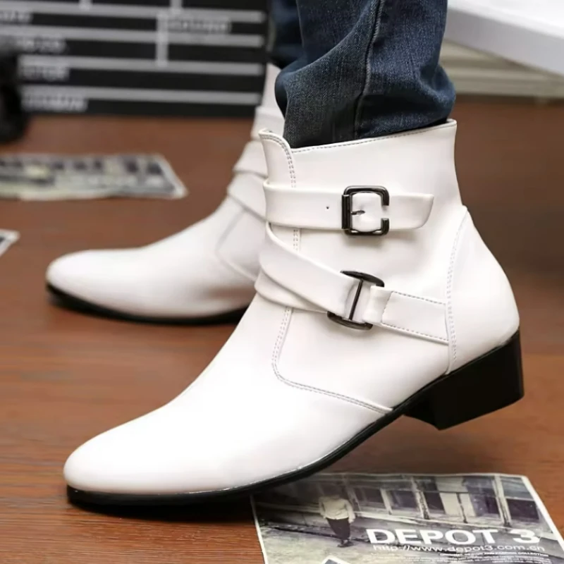 New Men's Boots Leather Chelse - đánh giá và giá Sewing Nylon