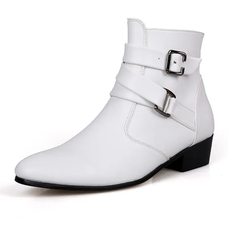 New Men's Boots Leather Chelse - đánh giá và giá Sewing Nylon
