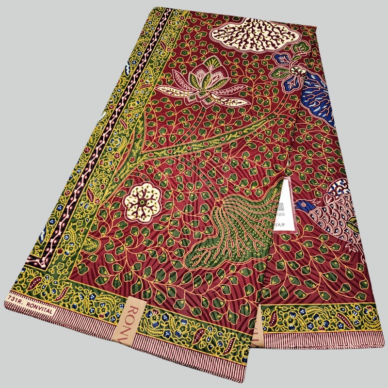 46Inch * 6Yards Green Leaves P - đánh giá và giá Sewing Batik Fabric
