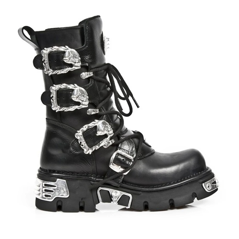 New Men's Punk Motorcycle Boot - đánh giá và giá Sewing Zipper