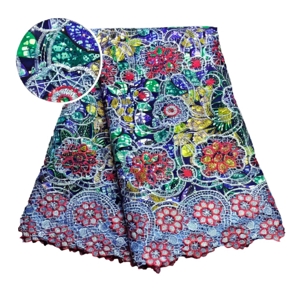 100% Cotton African Glitter Wa - đánh giá và giá Sewing Batik Fabric