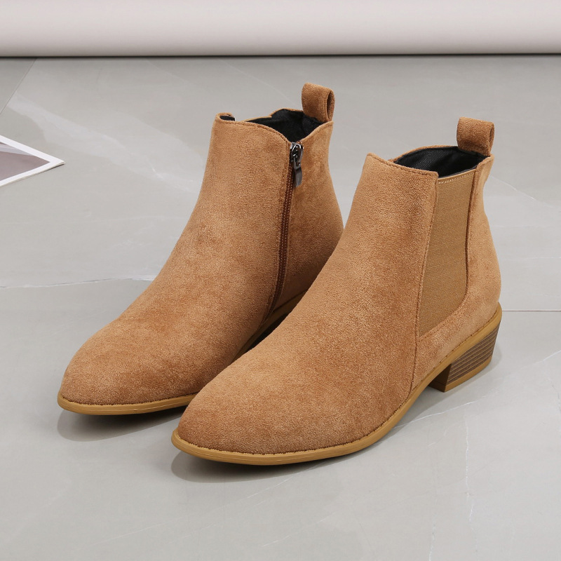 Women's Short Boots Autumn Poi - đánh giá và giá Sewing Zipper
