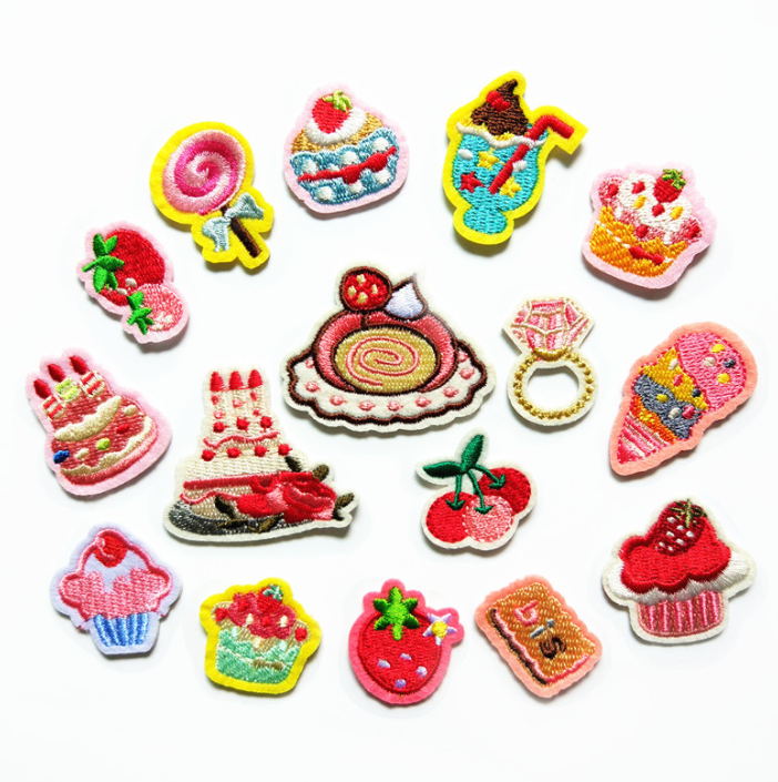 10 Pcs Fruit Cake Embroidered  - đánh giá và giá Sewing Id