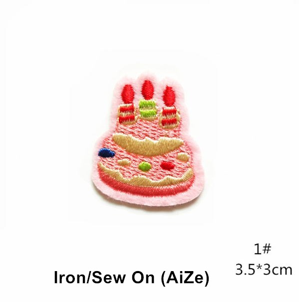 10 Pcs Fruit Cake Embroidered  - đánh giá và giá Sewing Id