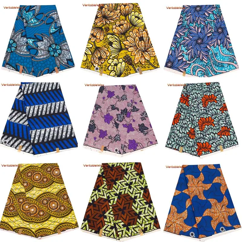 Ankara Châu Phi In Hình Miếng  - đánh giá và giá Sewing Batik Fabric