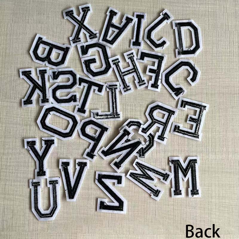 10PCS,26PCS/A~Z Black Alphabet - đánh giá và giá Interfacing Iron On