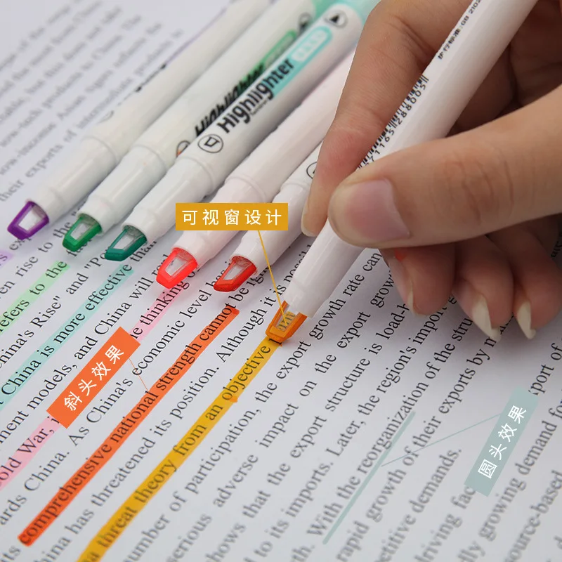 6 Colors/Set Unique Window Tip - đánh giá và giá Stabilo Marker Boss