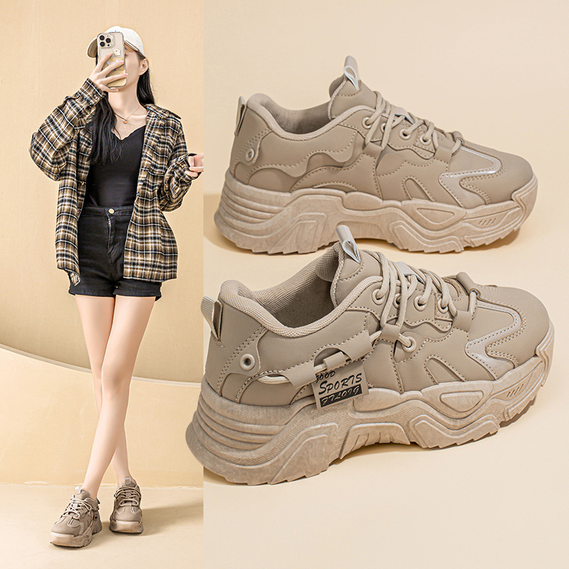 Dad's shoes for women in sprin - đánh giá và giá Sewing Nylon