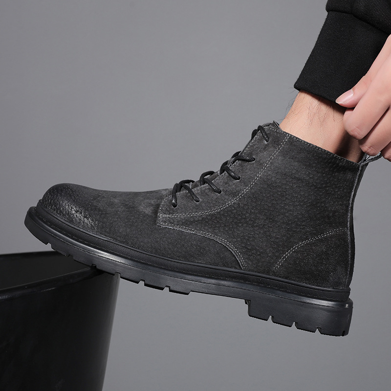 Men's boots autumn and winter  - đánh giá và giá Sewing Nylon