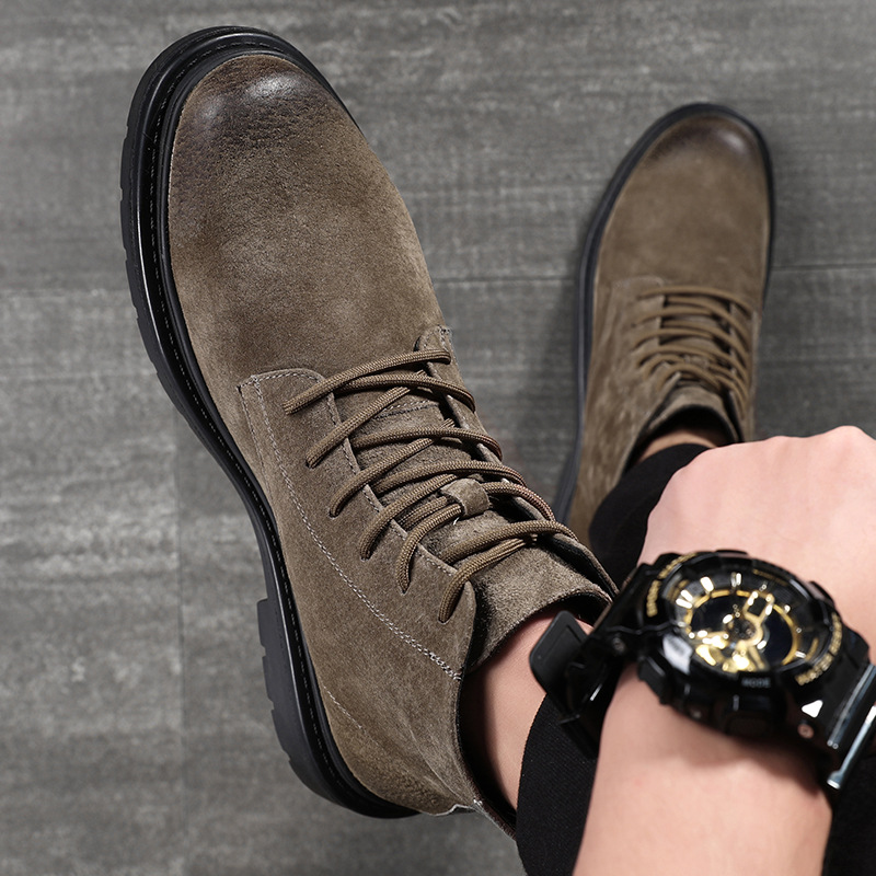 Men's boots autumn and winter  - đánh giá và giá Sewing Nylon