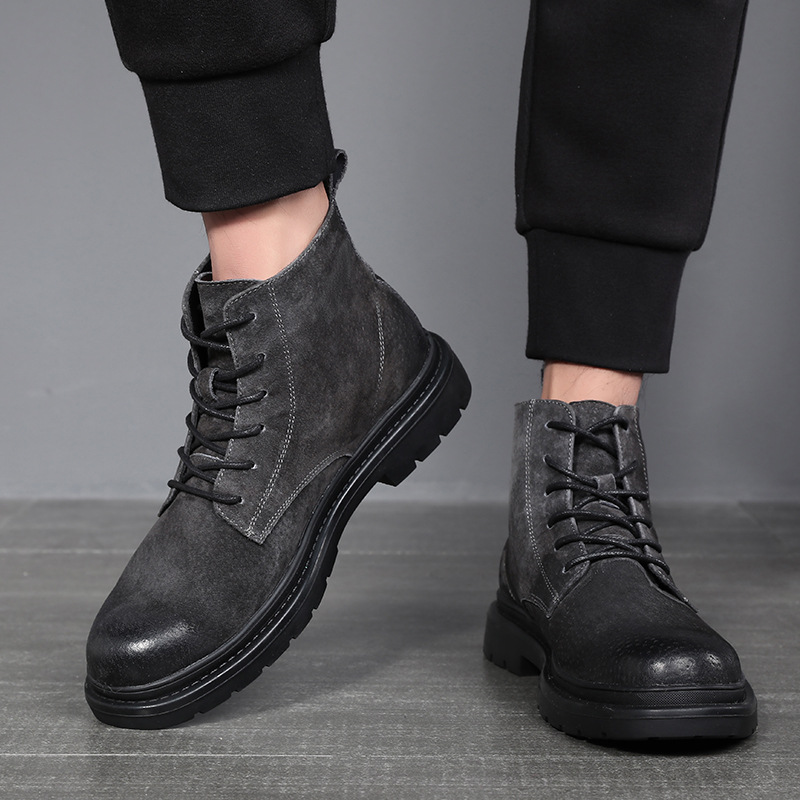 Men's boots autumn and winter  - đánh giá và giá Sewing Nylon