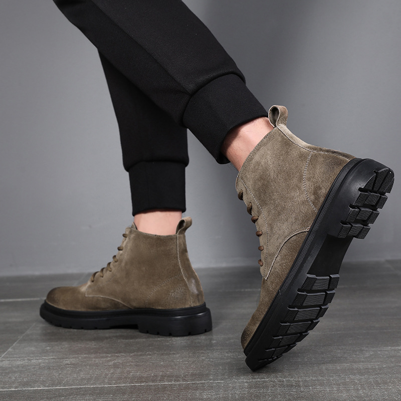 Men's boots autumn and winter  - đánh giá và giá Sewing Nylon