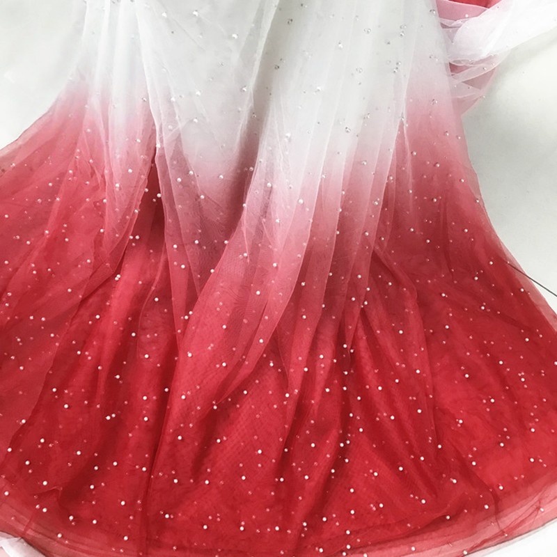 100x150cm Pearl Mesh Gradient  - đánh giá và giá Sewing Batik Fabric