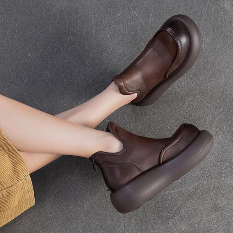 High-top Short Boots New Style - đánh giá và giá Sewing Zipper