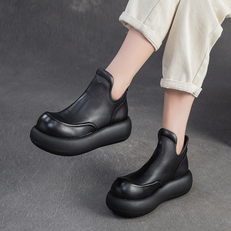High-top Short Boots New Style - đánh giá và giá Sewing Zipper